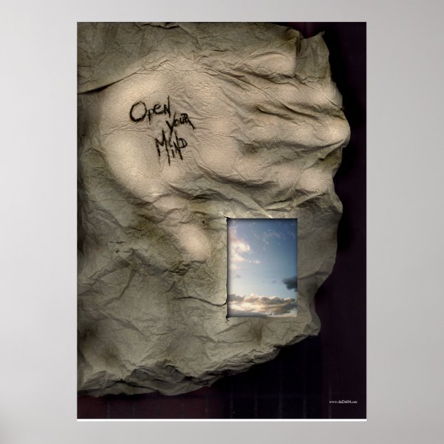 Öppna ditt sinne poster (Framsidan)