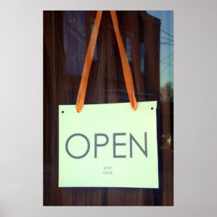 ÖPPNA ditt sinnesfoto Poster