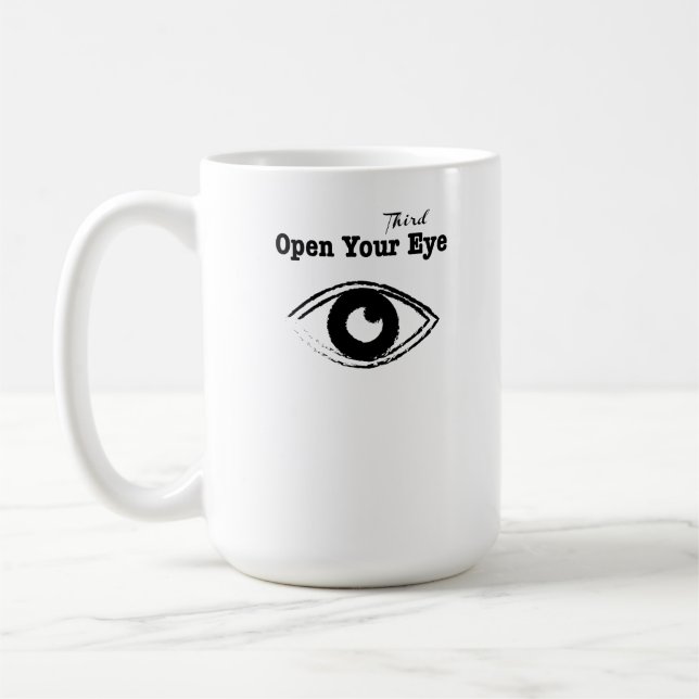 Öppna ditt tredje öga kaffemugg (Vänster)