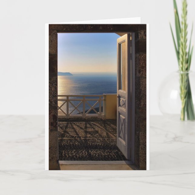 Öppna dörr kort (Framsida)