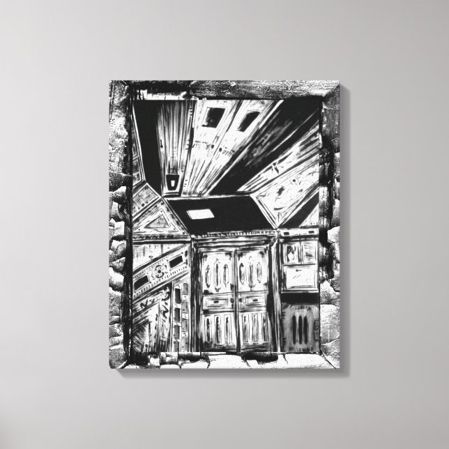 Öppna dörrar canvastryck (Framsida)