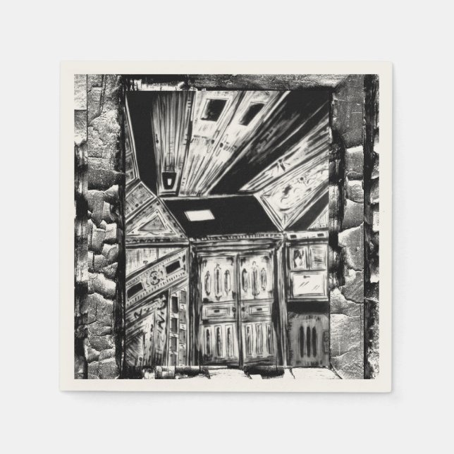 Öppna dörrar pappersservett (Framsidan)