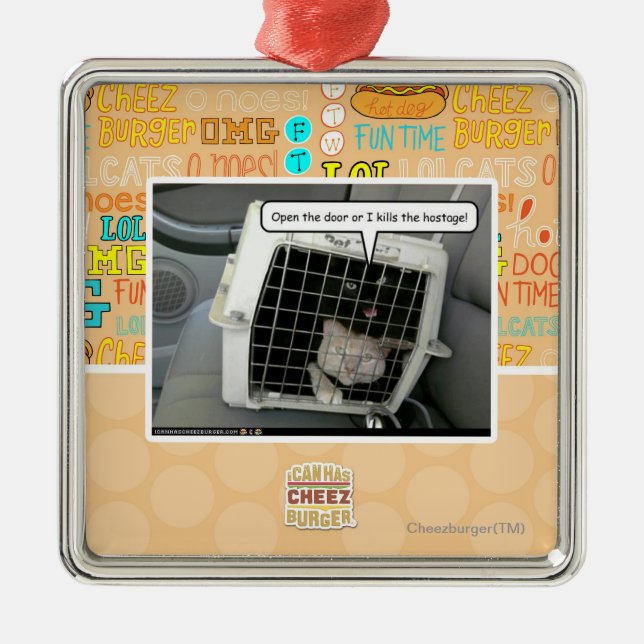 Öppna dörren julgransprydnad metall (Framsidan)