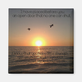 Öppna dörrmagnet magnet