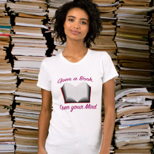Öppna en bok, öppna ditt sinne t shirt