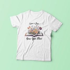 Öppna en bok som får dig att tänka t shirt