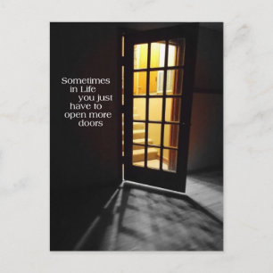 Öppna ett annat dörrkort vykort