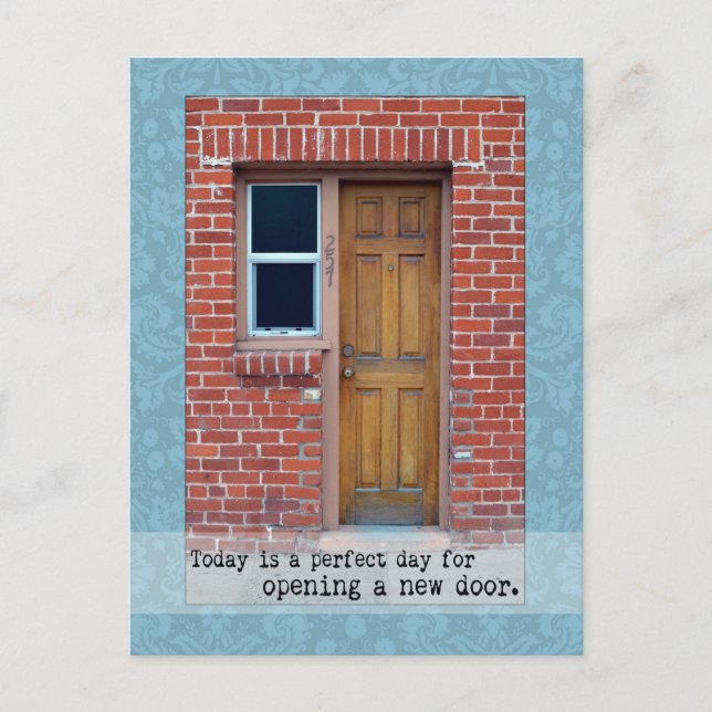 Öppna ett nytt vykort för dörrfotografi (Framsida)