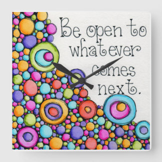 Öppna Fyrkantig Klocka