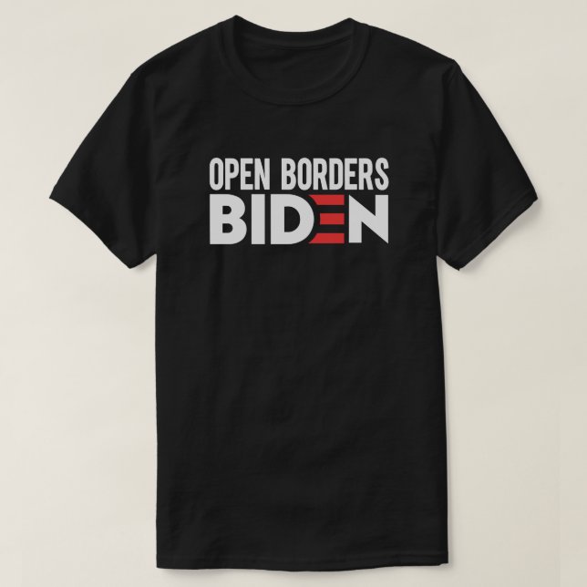 Öppna Gräns Biden T Shirt (Design framsida)