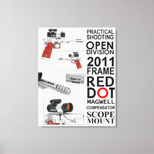 Öppna Gun Canvastryck