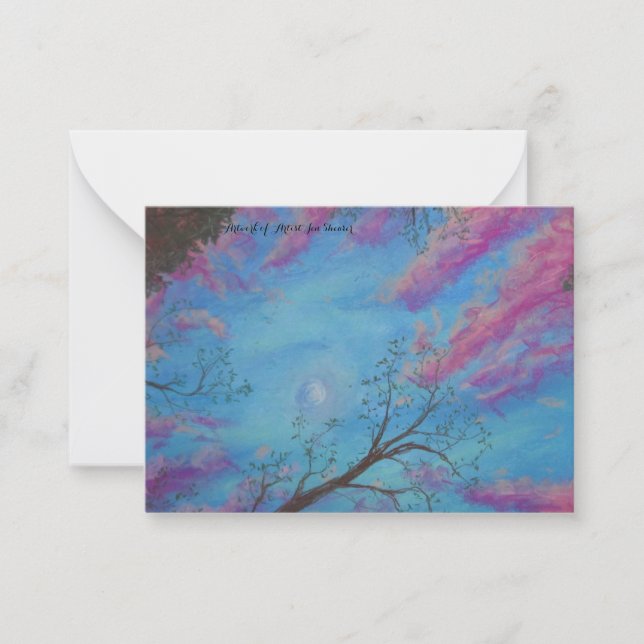 Öppna Himlar Anteckningskort (Framsida)