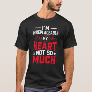 Öppna hjärt kirurgi Survivor Bypass CABG Heart Sur T Shirt