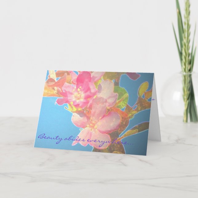 Öppna hjärta kort (Framsida)