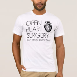 Öppna hjärtakirurgi där gjort det tee shirt