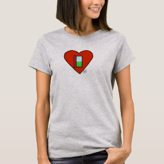 Öppna hjärtaskjortan t shirt