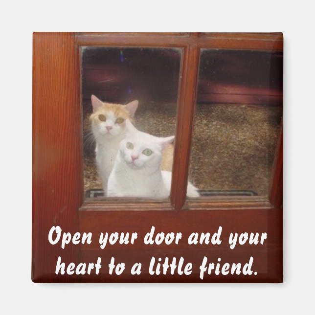 Öppna hjärtat magnet (Framsidan)