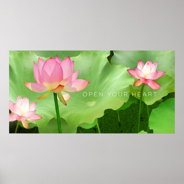 Öppna hjärtat Poster (Framsidan)