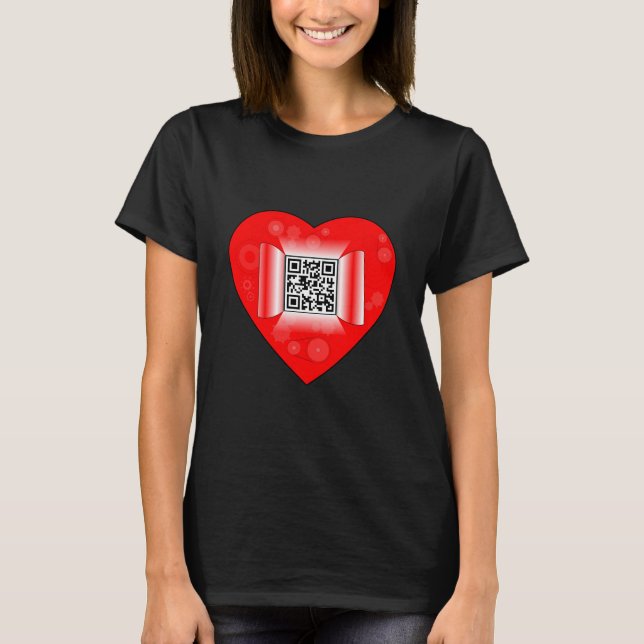 Öppna hjärtat. t shirt (Framsida)