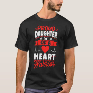 Öppna hjärtkirurgi, bypass Awareness Heart Proud D T Shirt