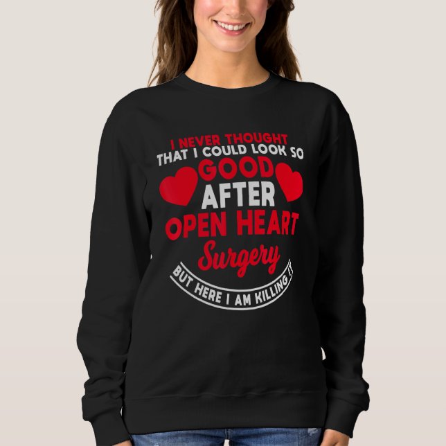 Öppna hjärtkirurgi Quadruple Bypass Coronary Arter T Shirt (Framsida)
