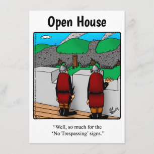 Öppna House Humora-inbjudningar "Spectickles" Inbjudningar