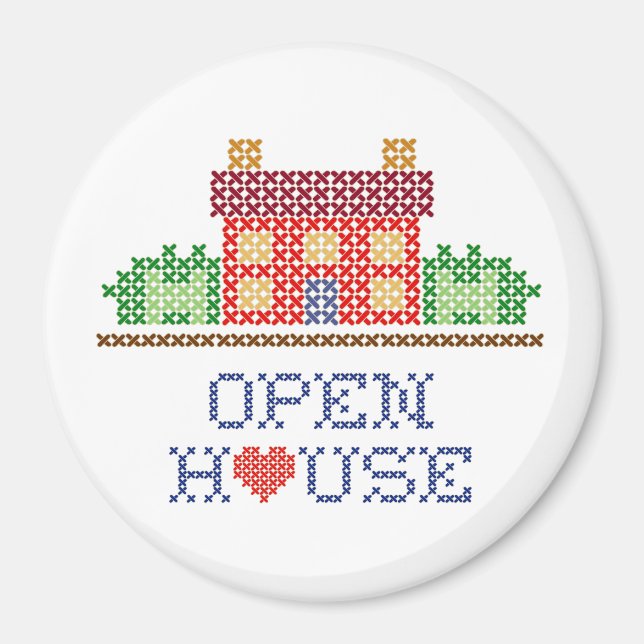 Öppna House Magnet (Framsidan)