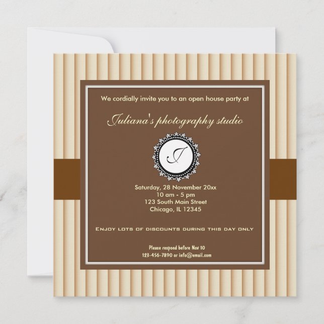 Öppna House New Business Inbjudningar (Framsida)