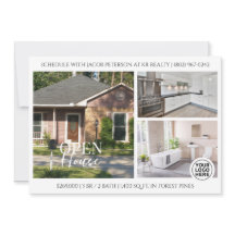 Öppna hus | Flyer-inbjudan i Gods Egendom