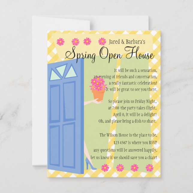 Öppna hus inbjudningar (Framsida)