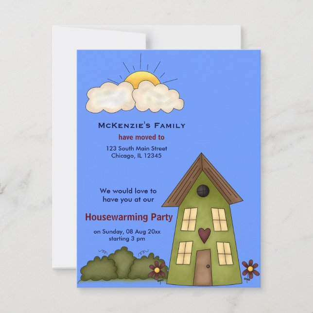 Öppna hus inbjudningar (Framsida)