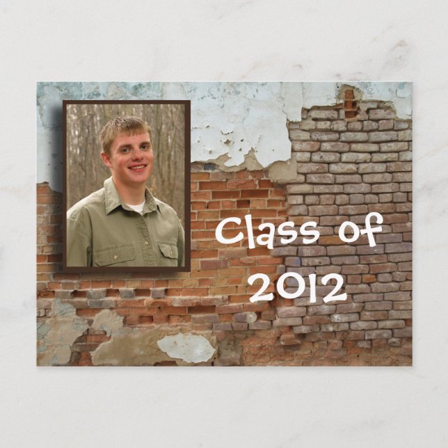 Öppna husinbjudan - smällvägg. inbjudan vykort (Framsida)