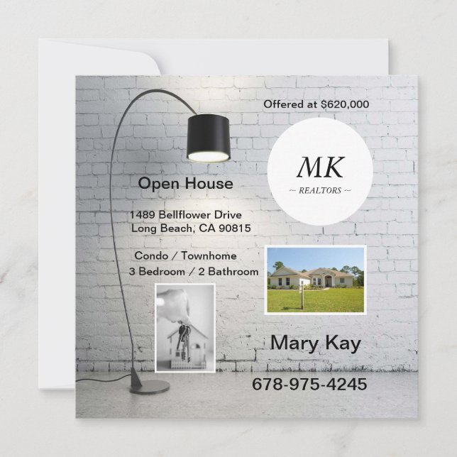 Öppna husvykort för nya husägare kort (Framsida)