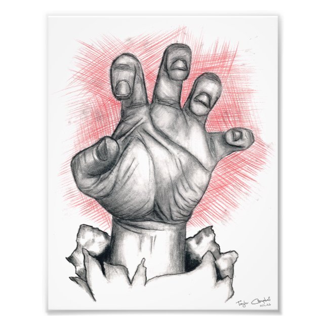 "Öppna inte, döda insidan" Fototryck (Framsidan)