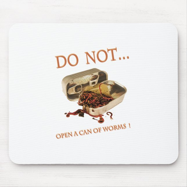 Öppna inte en burk från Mask Musmatta (Framsidan)