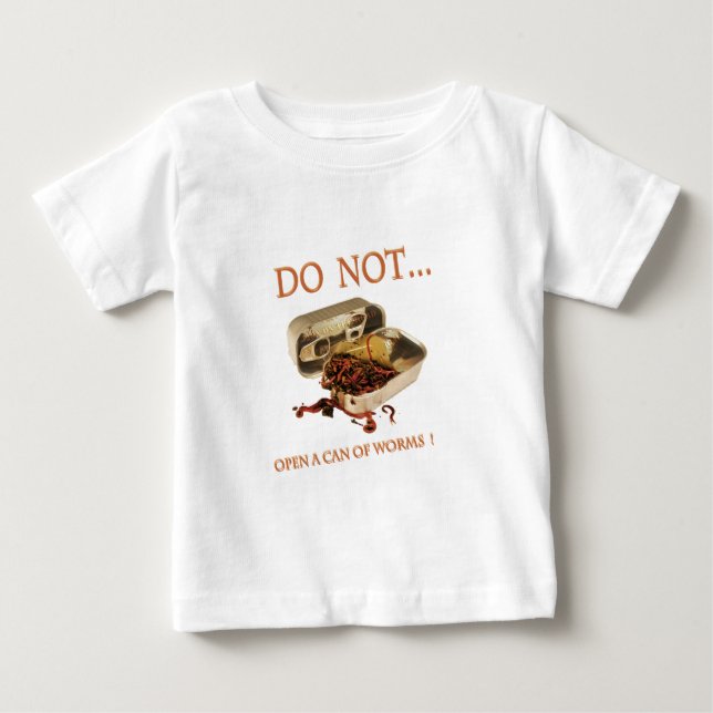 Öppna inte en burk från Mask T Shirt (Framsida)