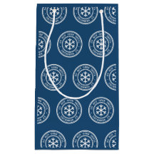 Öppna inte förrän blå julklapp