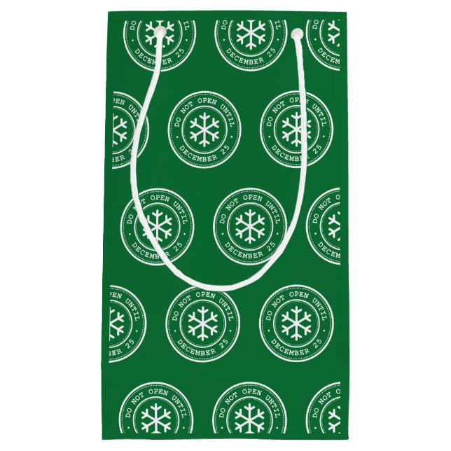 Öppna inte förrän den 25 december 2010 Grönt Gift  (Framsidan)