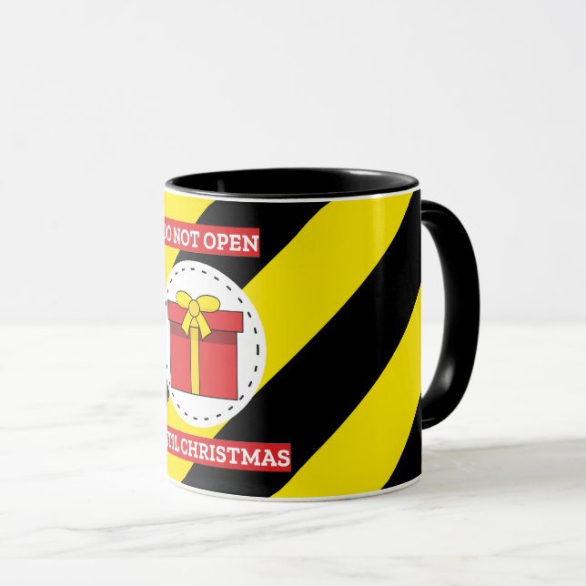 Öppna inte förrän jul mugg (Framsida höger)