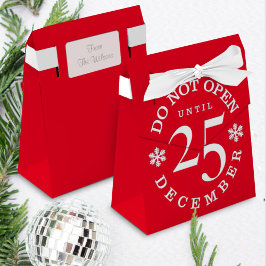 Öppna inte förrän jul presentaskar
