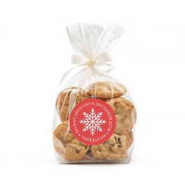 Öppna inte förrän julen är röd runt klistermärke