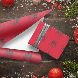 Öppna inte förrän - Röd Personlig jul Presentpapper