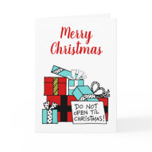 Öppna inte Til Julklapp Julafton