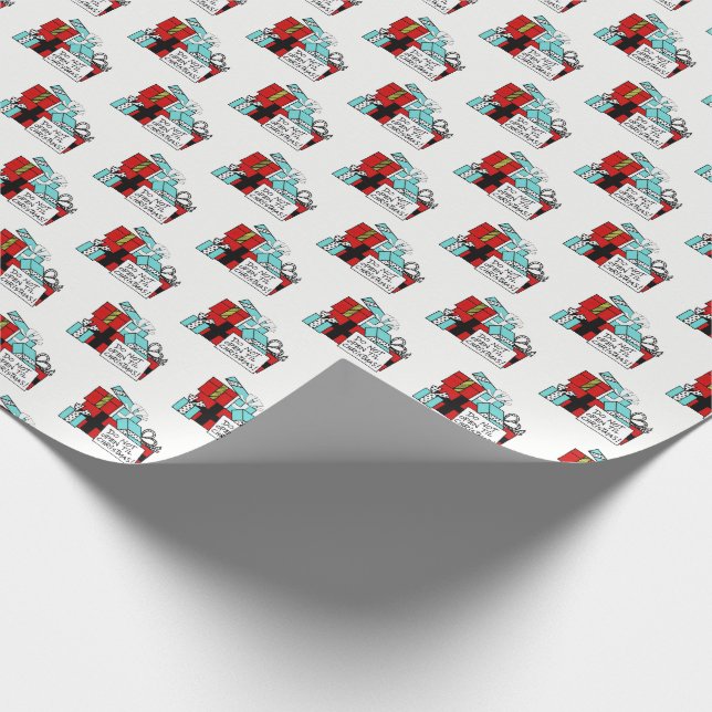 Öppna inte Til Julklapp Julafton Presentpapper (Hörn)