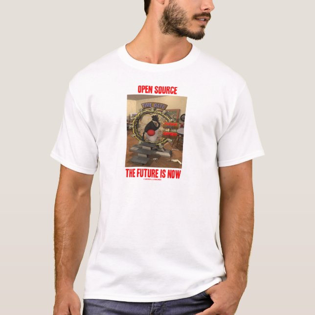 Öppna källa som framtiden nu är (Duke) Tee (Framsida)