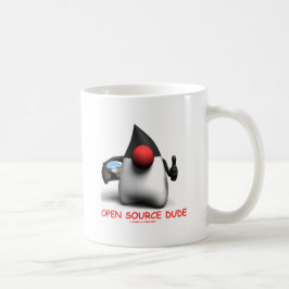 Öppna källduden (hertigen för softwarebärare) kaffemugg