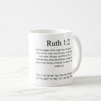 Öppna källöversättningsruth 1:2 kaffemugg
