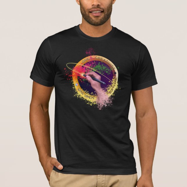 Öppna kreativitet tee shirt (Framsida)