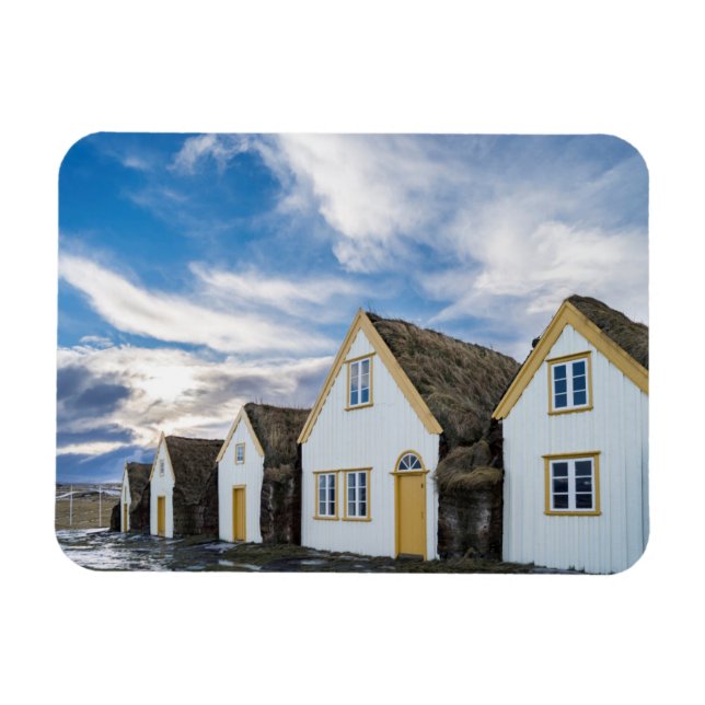 Öppna luft-museet i Glaumbaer Magnet (Horisontell)