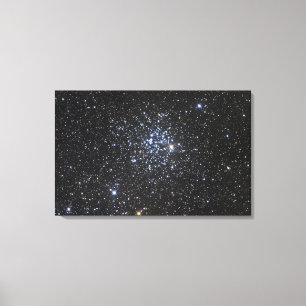 Öppna M52 samla i en klunga i Cassiopeia Canvastryck